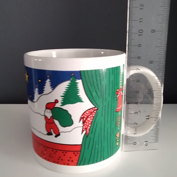 VINTAGE Ceramic Winter Scene Mug - Picture 5 of 5